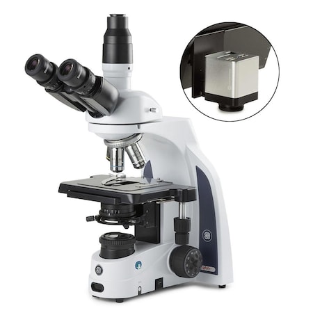 Globe Scientific iScope tri microscope, EWF 10x/22mm EIS-1153-PLI-HDS